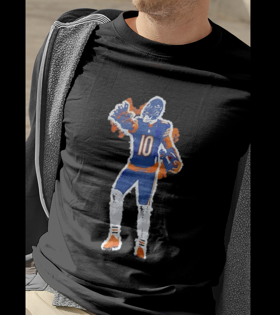 Luther Burden III Chicago Bears Bear Claw Celebration 2026 T-Shirt