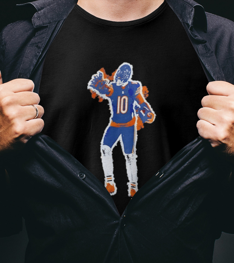 Luther Burden III Chicago Bears Bear Claw Celebration 2026 T-Shirt