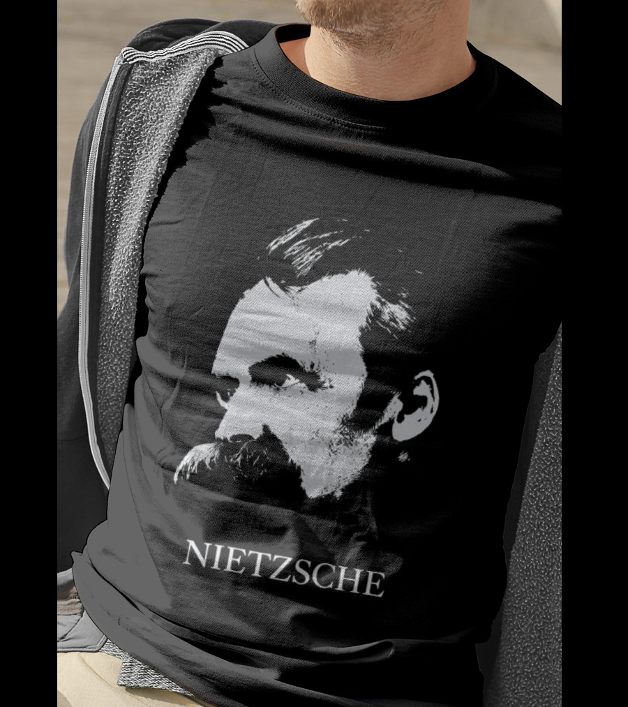 Gdragon Enfants Riches Deprimes Nietzsche Portrait Vintage Aesthetic T-Shirt