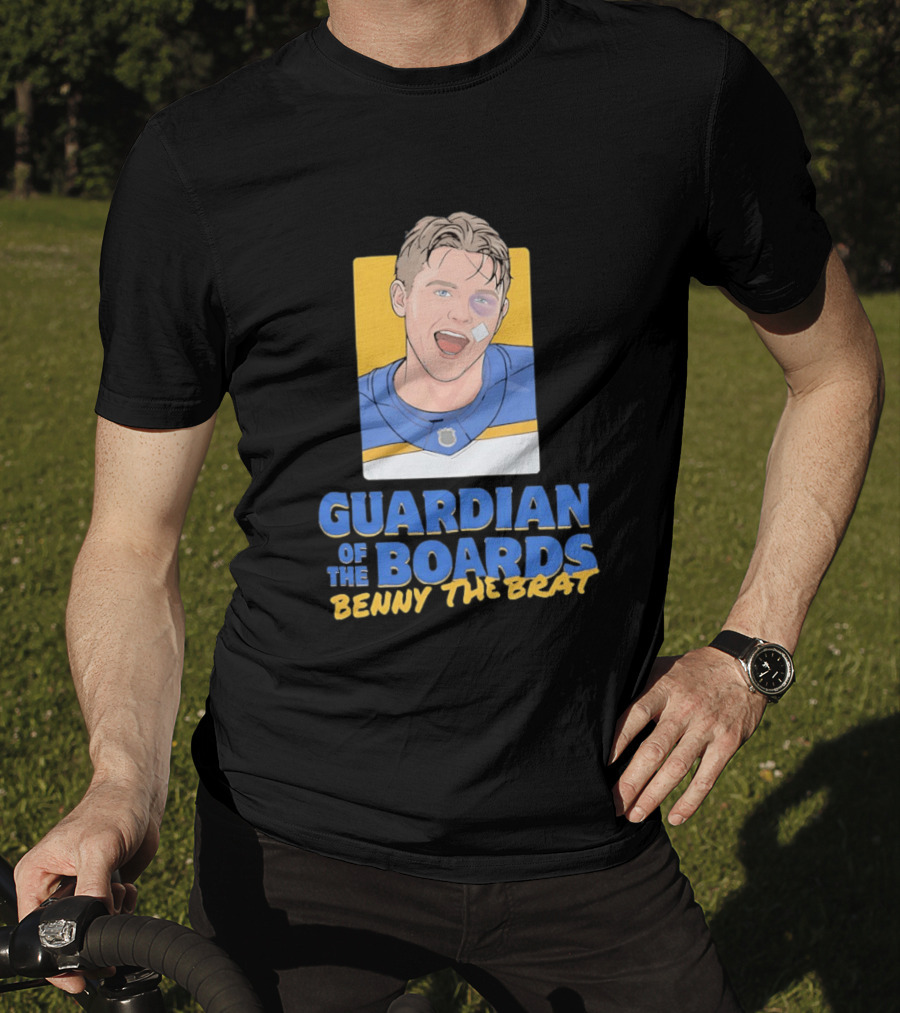 Guardian Of The Boards Benny The Brat Buffalo Sabres Hockey Player T-Shirt