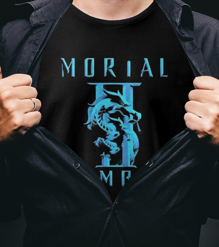 Mortal Kombat II Let The Fight Begin Dragon T-Shirt
