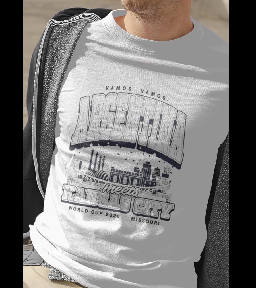 Tango Vamos Argentina Kansas City World Cup 2026 Host City T-Shirt