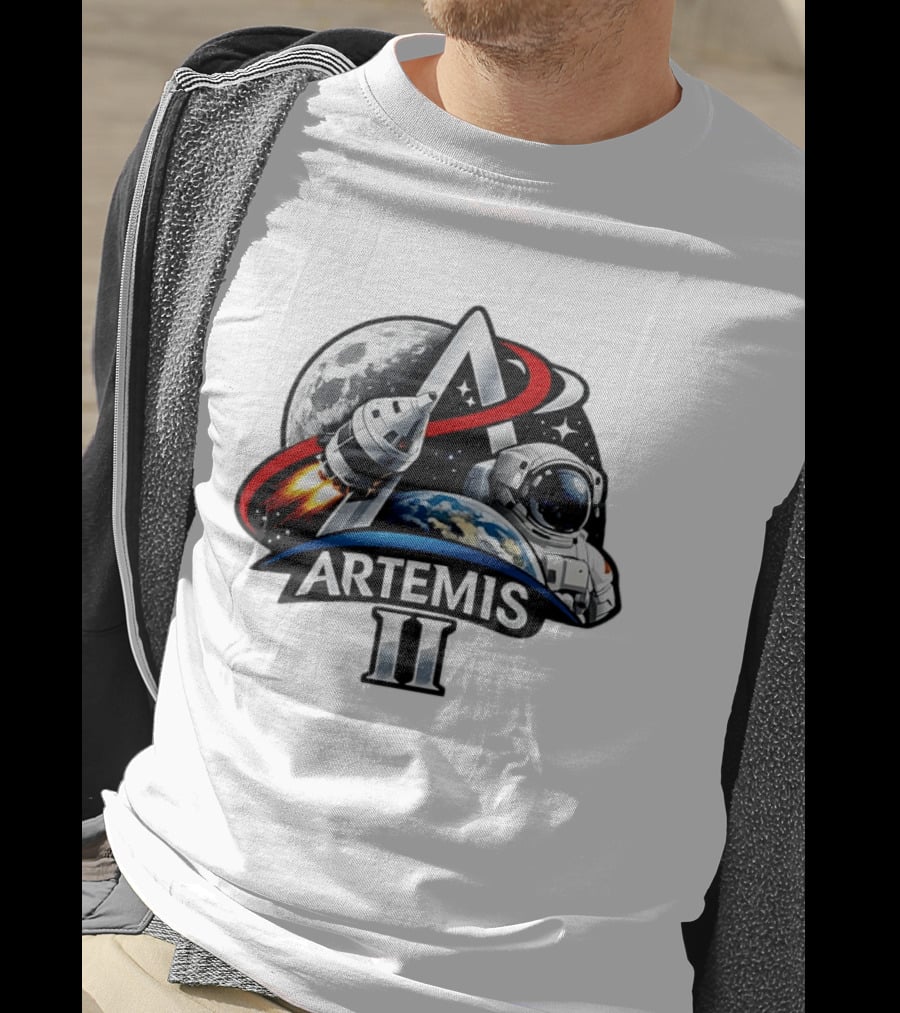 Artemis II NASA Astronaut Moon Mission 2026 T-Shirt