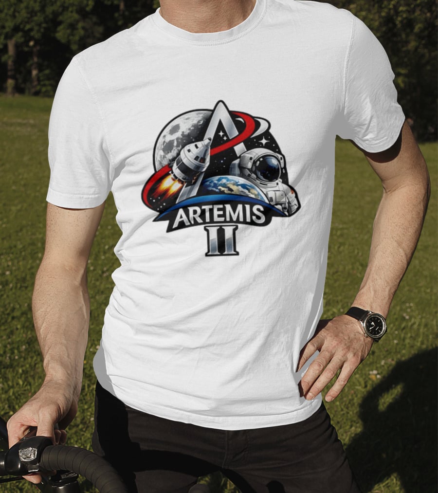 Artemis II NASA Astronaut Moon Mission 2026 T-Shirt