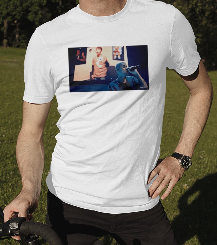 Justin Bieber Coachella Singing Nostalgia With You 2000s Fashion T-Shirt