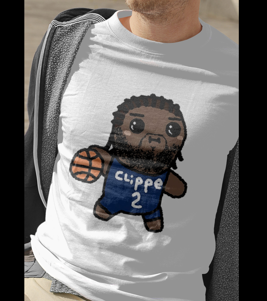 Kawaii Leonard Clipper 2 Los Angeles Cartoon Basketball T-Shirt