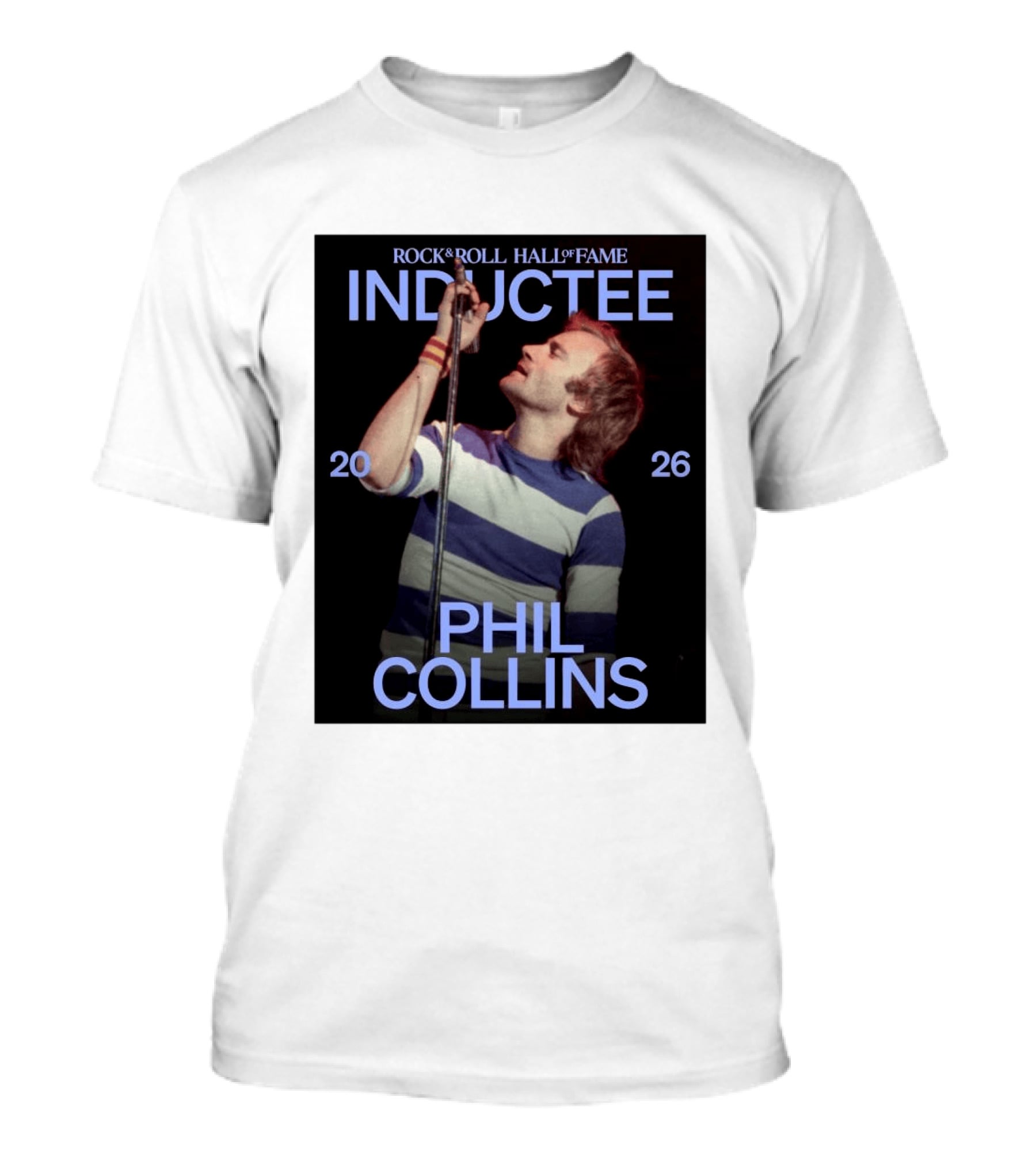 Rock Roll Hall Of Fame 2026 Inductee Phil Collins T-Shirt