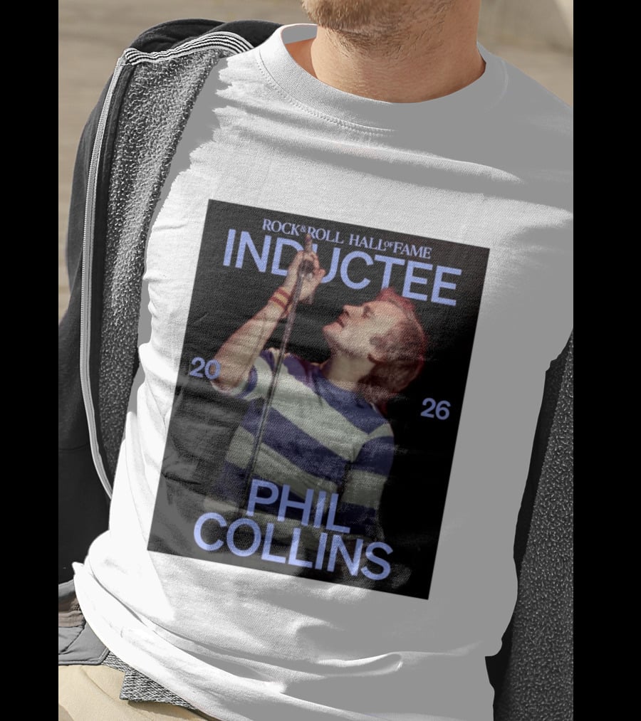 Rock Roll Hall Of Fame 2026 Inductee Phil Collins T-Shirt