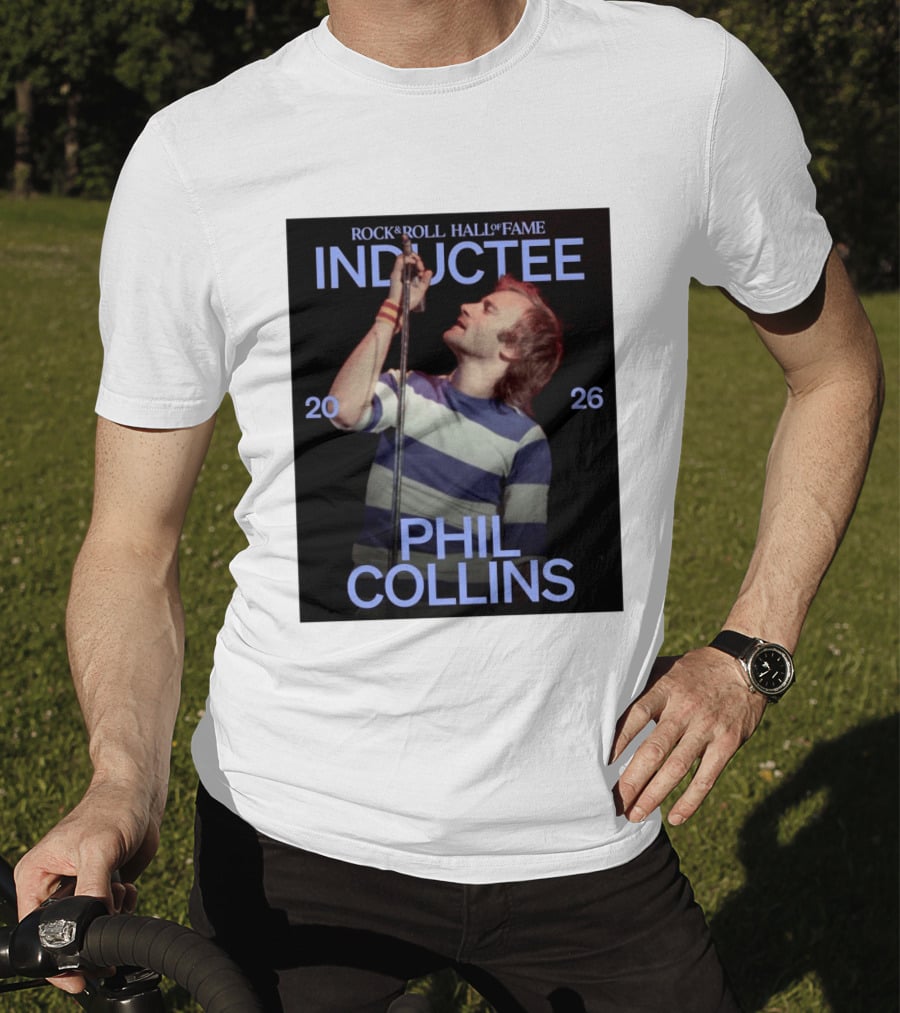 Rock Roll Hall Of Fame 2026 Inductee Phil Collins T-Shirt