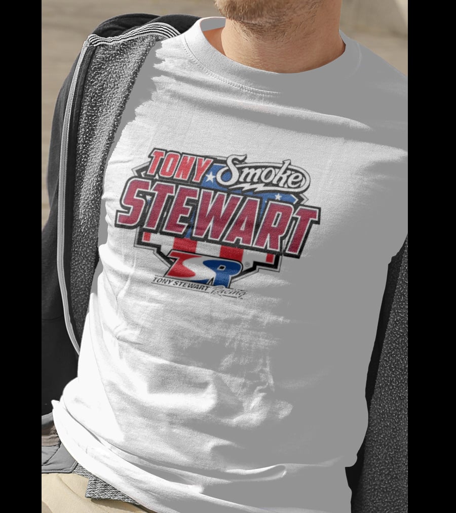 Tony Stewart Smoke Americana NitroMall Racing 20 Sprint T-Shirt