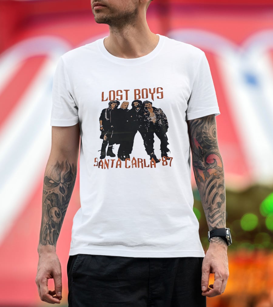 Lost Boys Santa Carla 1987 Vintage Movie T-Shirt