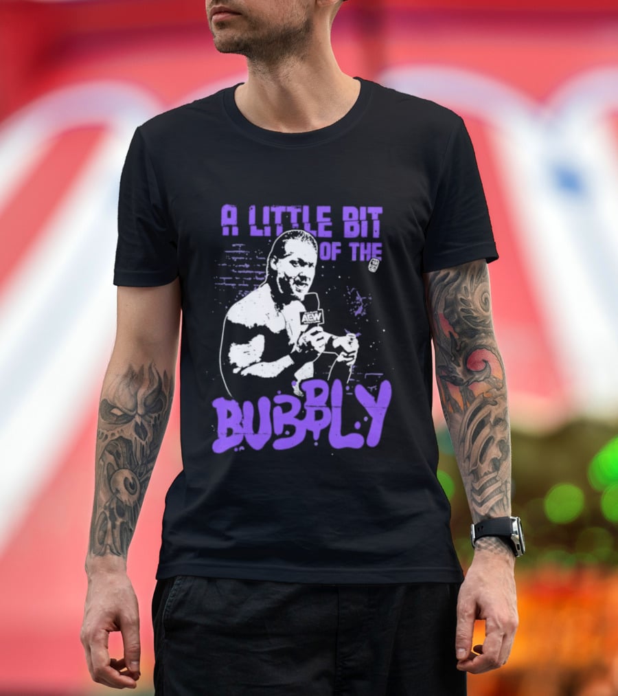 AEW Chris Jericho A Little Bit Of The Bubbly T-Shirt