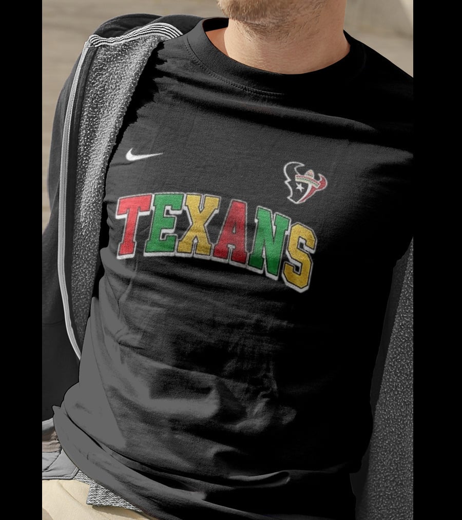 Houston Texans Cinco De Drinko Bitchachos Skeleton Tex Mex Vibes T-Shirt