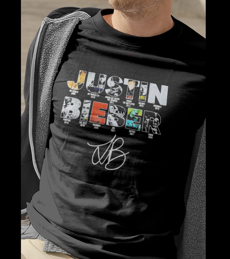 Justin Bieber Jb Fan Swag 2025 Album T-Shirt