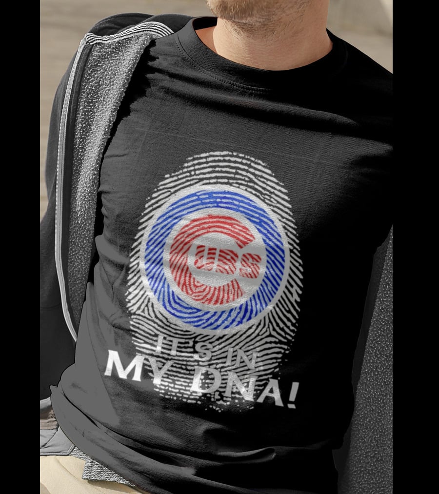 Chicago Cubs DNA Fingerprint It's In My DNA T-Shirt