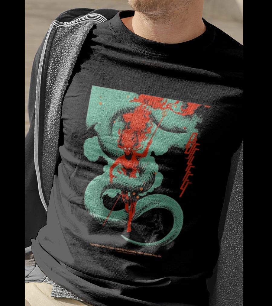 Puscifer Fall Tour 2026 The OLG Stage At Fallsview Casino Serpent Demon T-Shirt