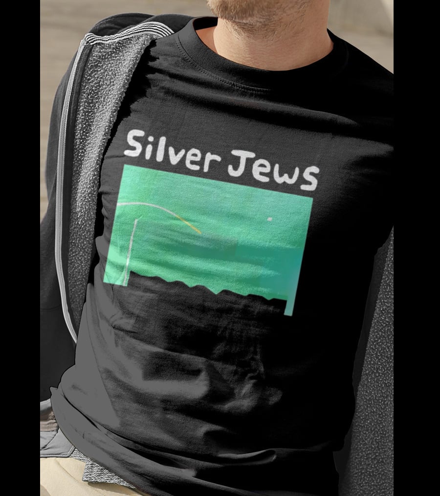 Silver Jews Green Abstract T-Shirt