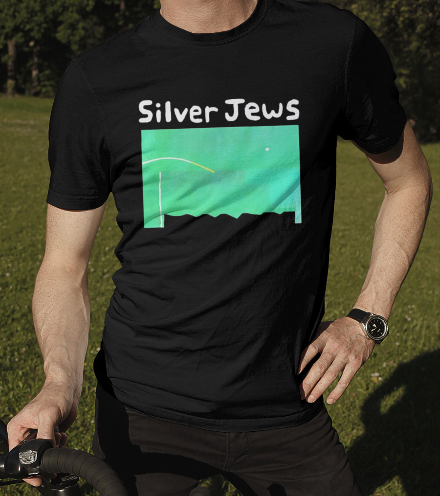 Silver Jews Green Abstract T-Shirt