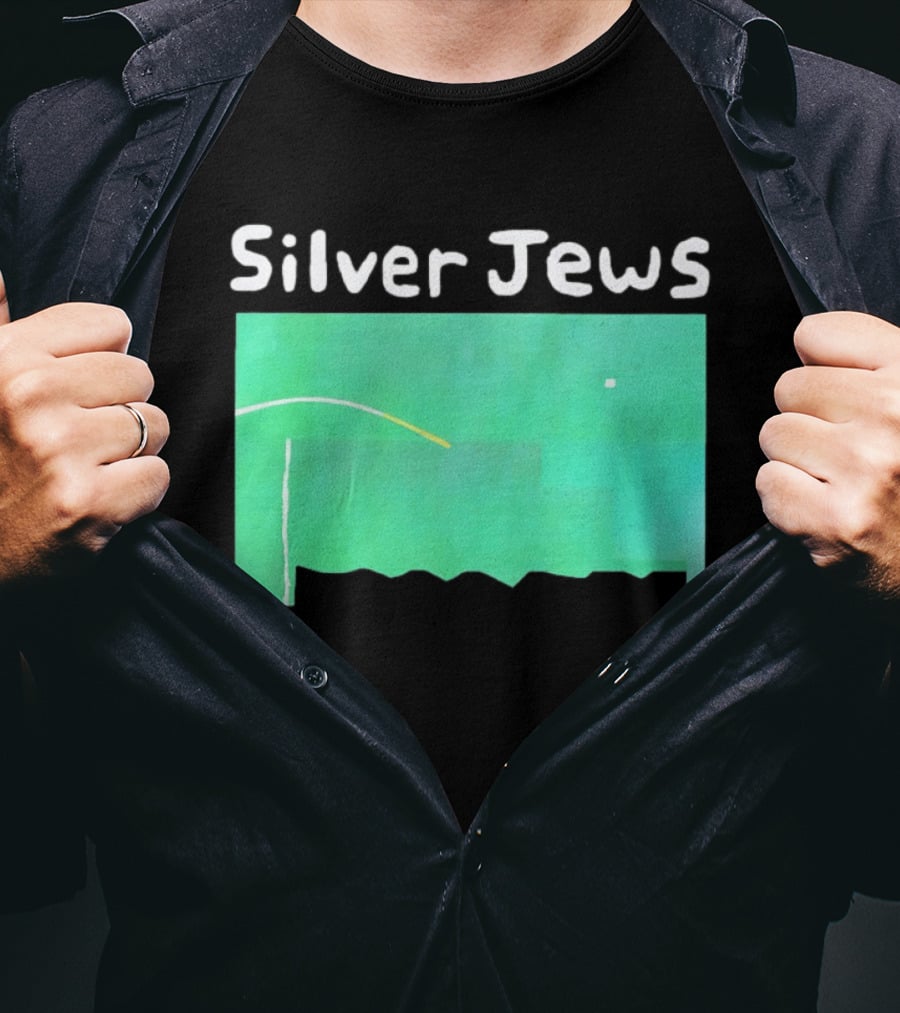 Silver Jews Green Abstract T-Shirt