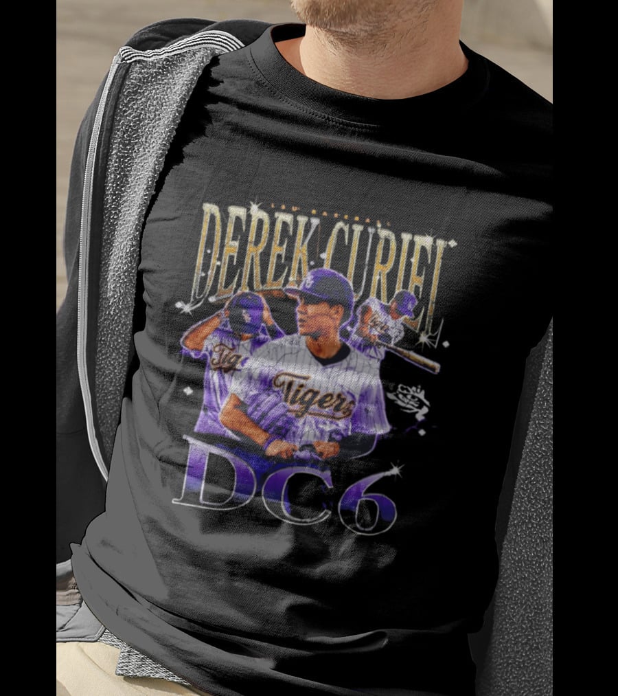 Derek Curiel LSU Baseball Tigers DC6 T-Shirt