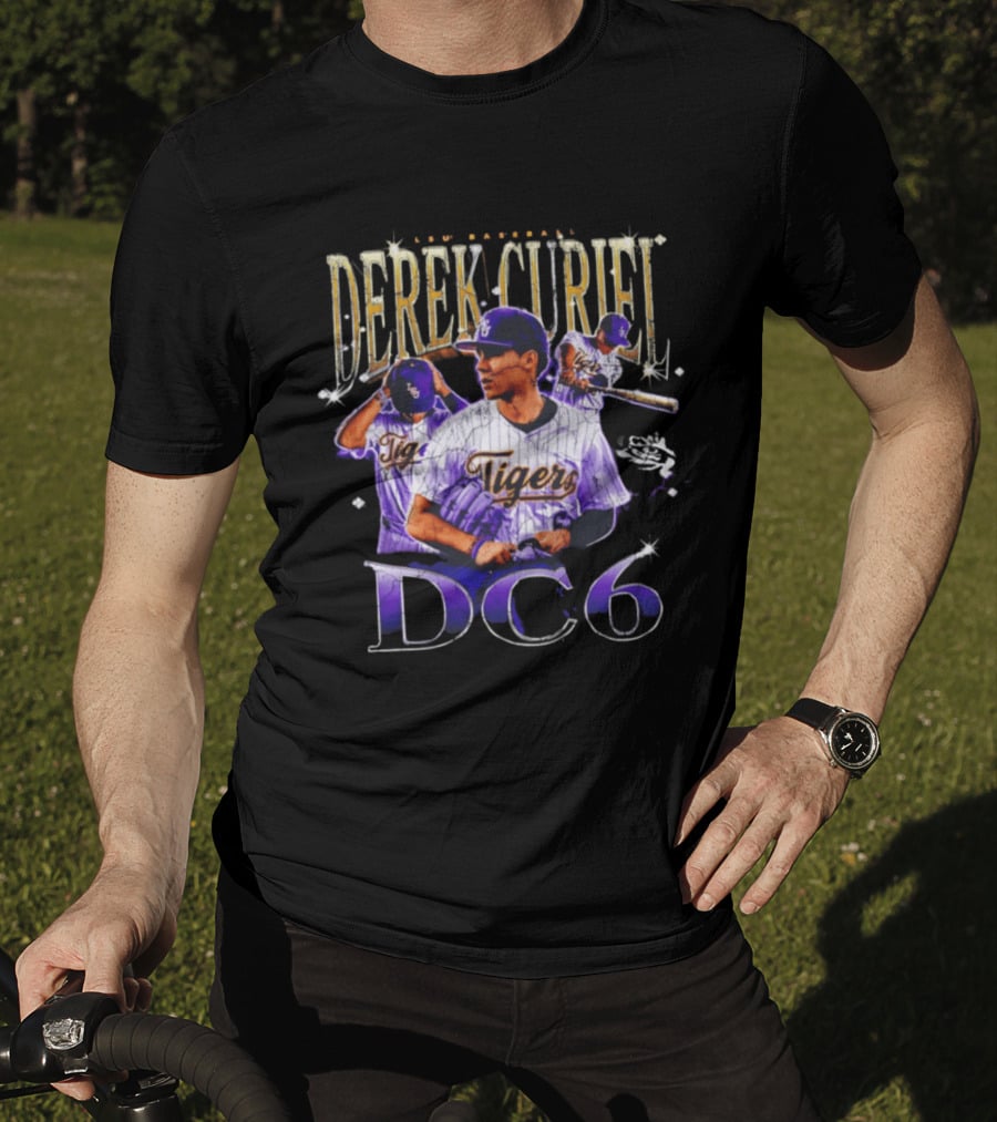Derek Curiel LSU Baseball Tigers DC6 T-Shirt