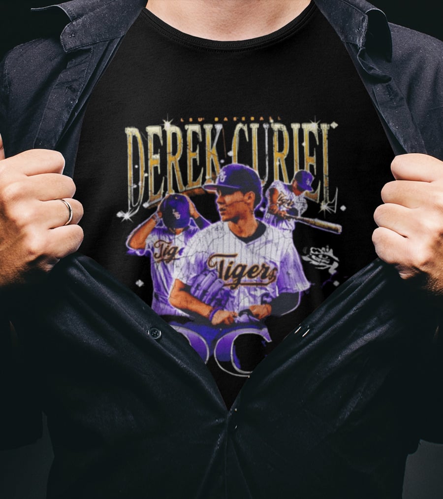 Derek Curiel LSU Baseball Tigers DC6 T-Shirt