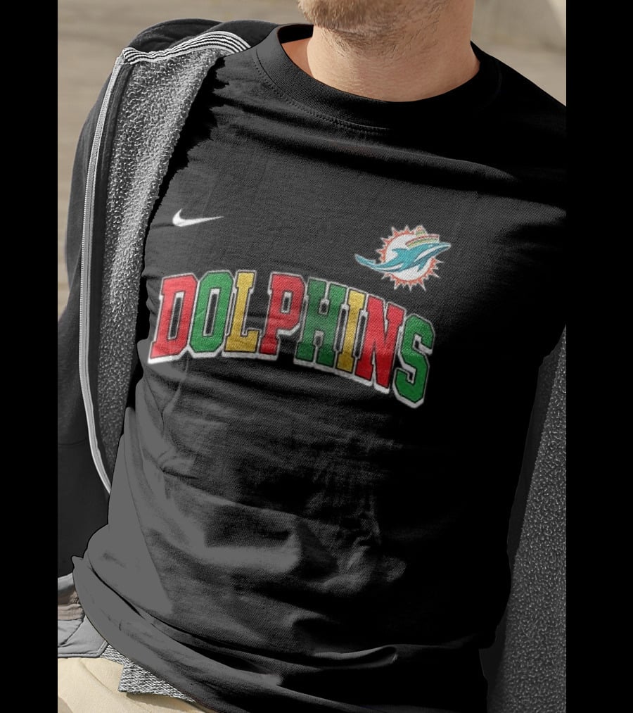 Miami Dolphins Cinco De Drinko Bitchachos Skeleton Nike T-Shirt