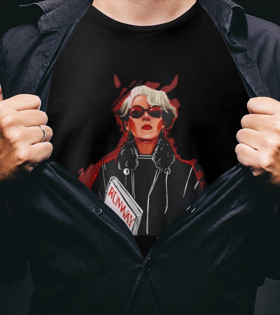 Miranda Priestly Runway Devil Wears Prada Iconic Fashion T-Shirt