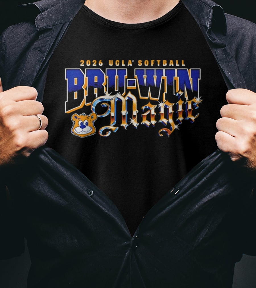 2026 UCLA Softball Bruin Magic Bru Win T-Shirt
