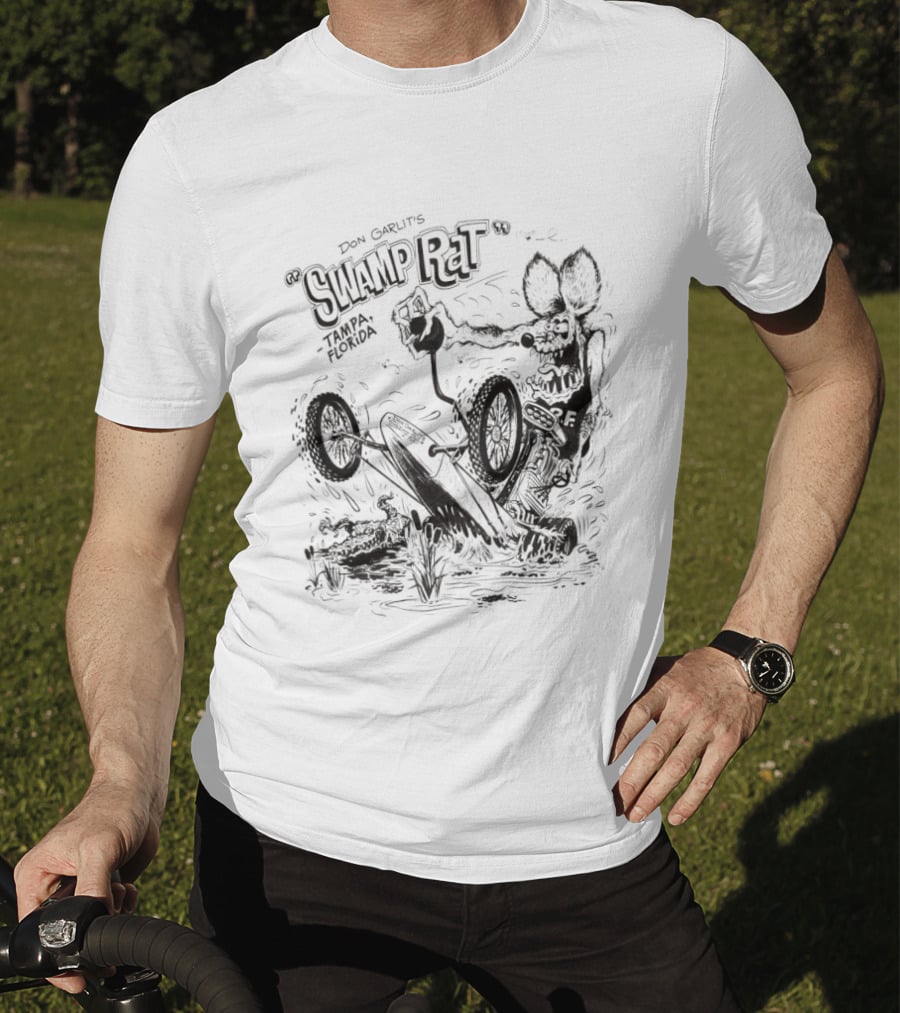 Swamp Rat Don Garlit's Tampa Florida Racing Dragster T-Shirt