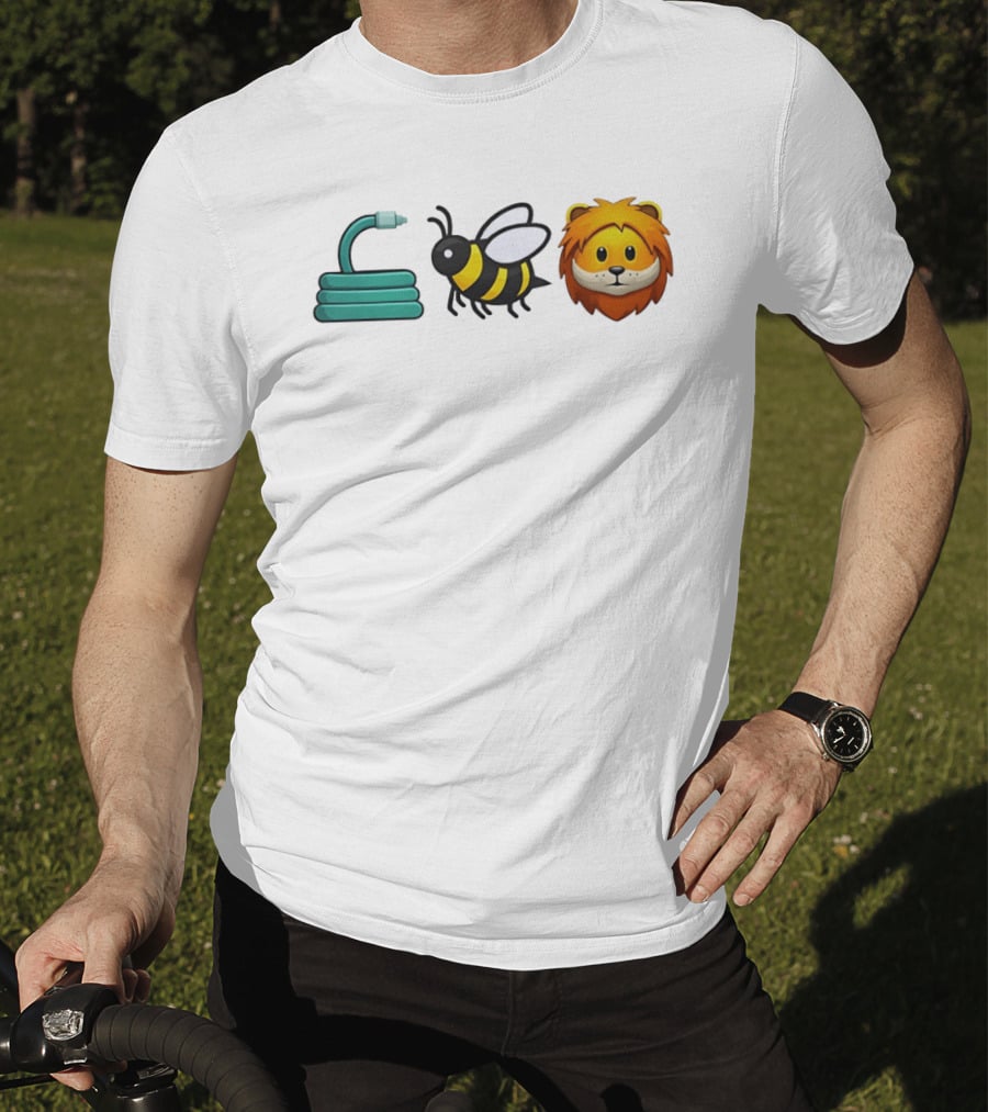 Hose Bee Lion Emoji Mashup T-Shirt