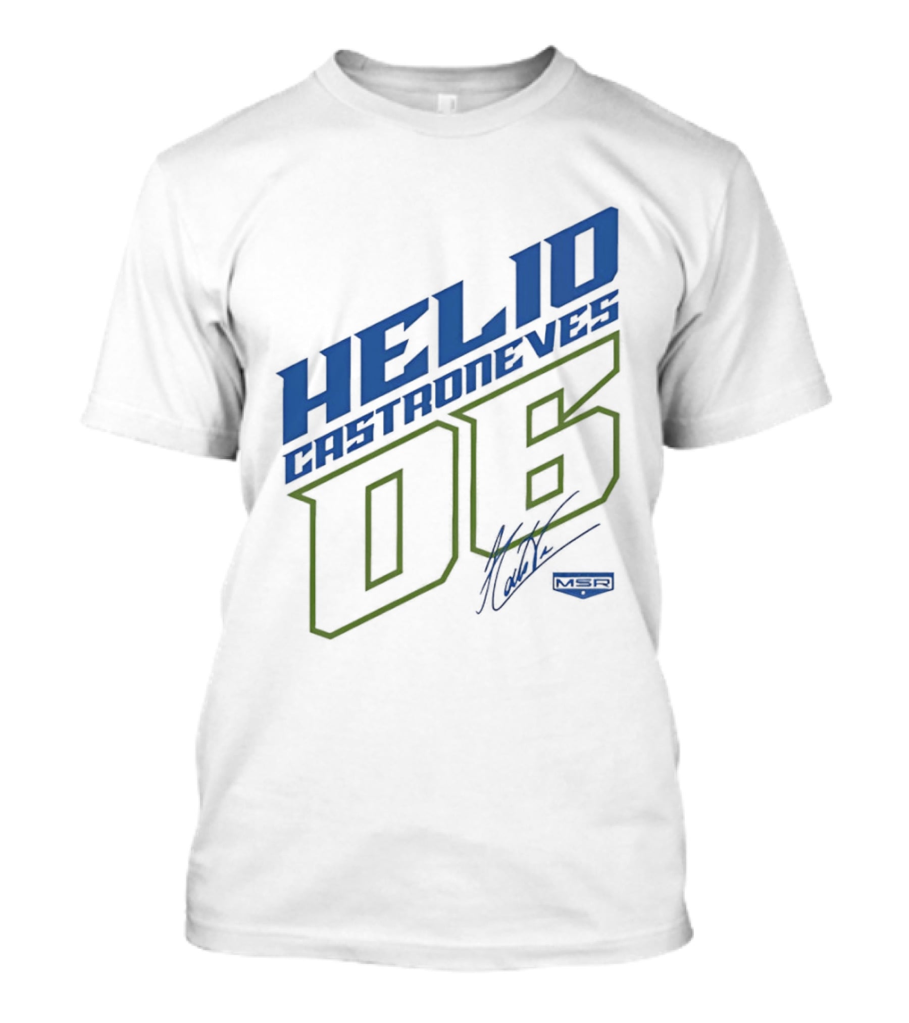Meyer Shank Racing Helio Castroneves 06 Signature T-Shirt