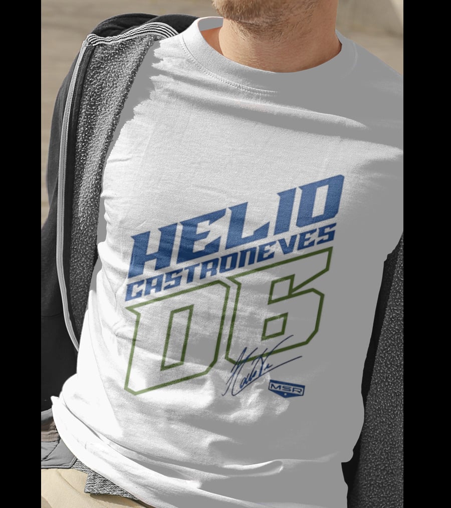 Meyer Shank Racing Helio Castroneves 06 Signature T-Shirt