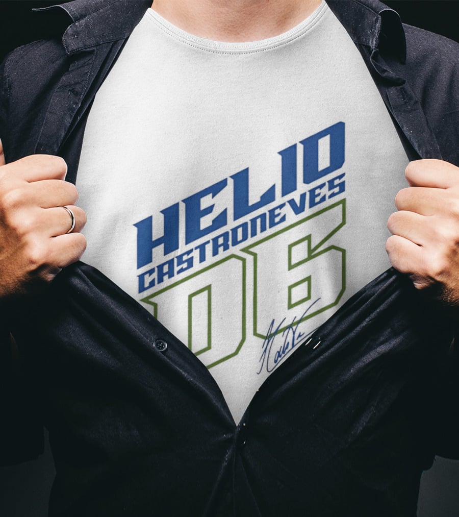 Meyer Shank Racing Helio Castroneves 06 Signature T-Shirt