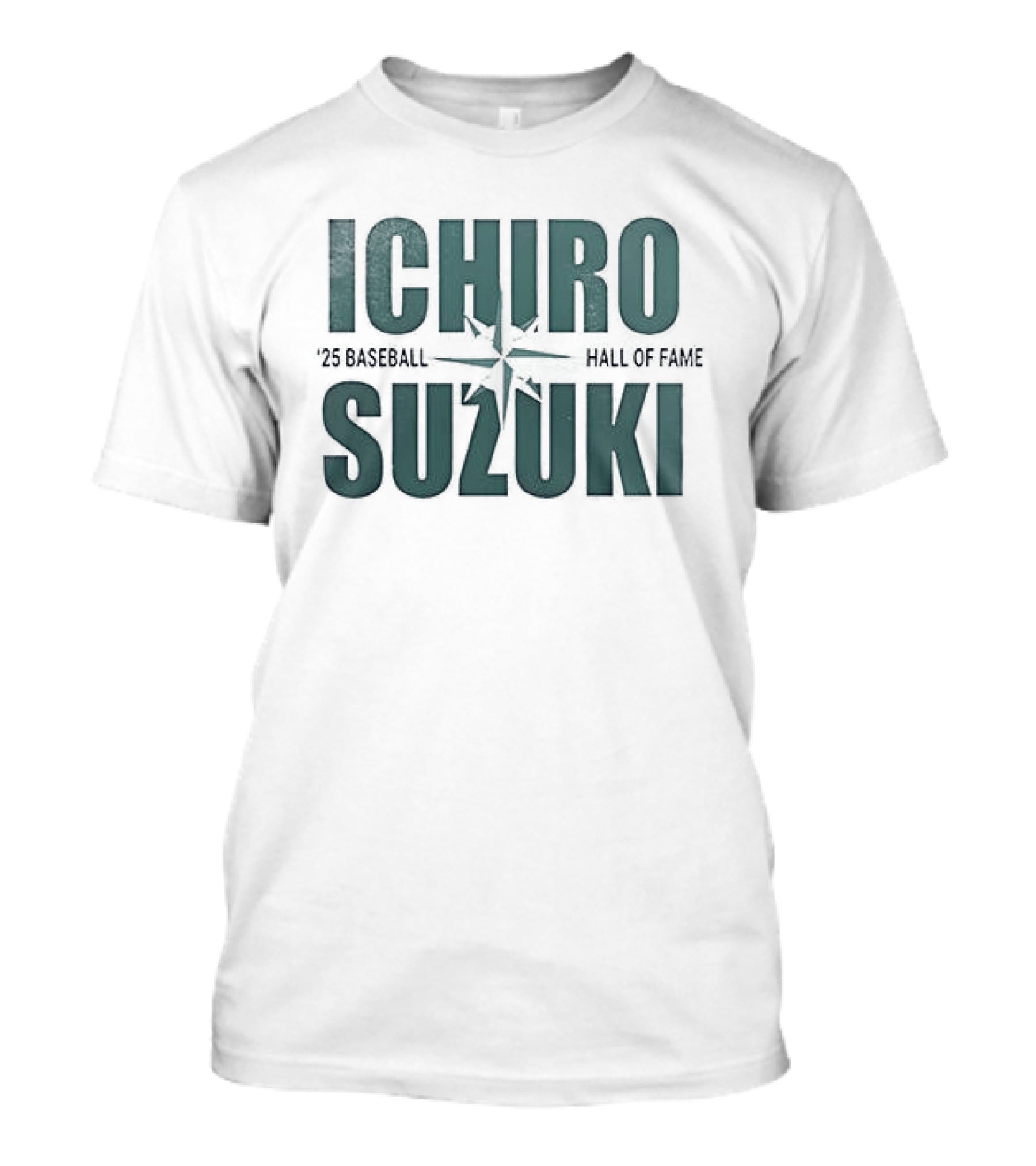 Seattle Mariners Ichiro Suzuki Hall Of Fame Edition T-Shirt