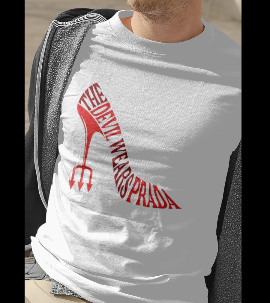 The Devil Wears Prada Red Shoe High Heel Trident T-Shirt