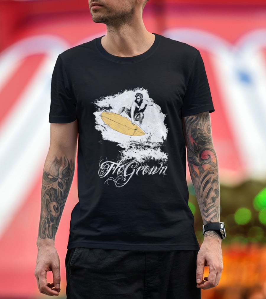 15 Year Anniversary Try My Wood Surfing My Growth T-Shirt