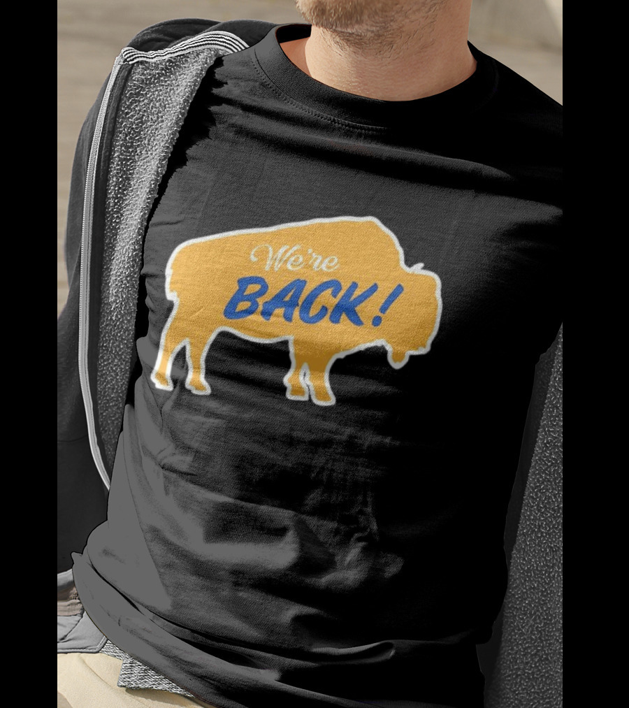 Buffalo Sabres NHL We're Back Bison T-Shirt