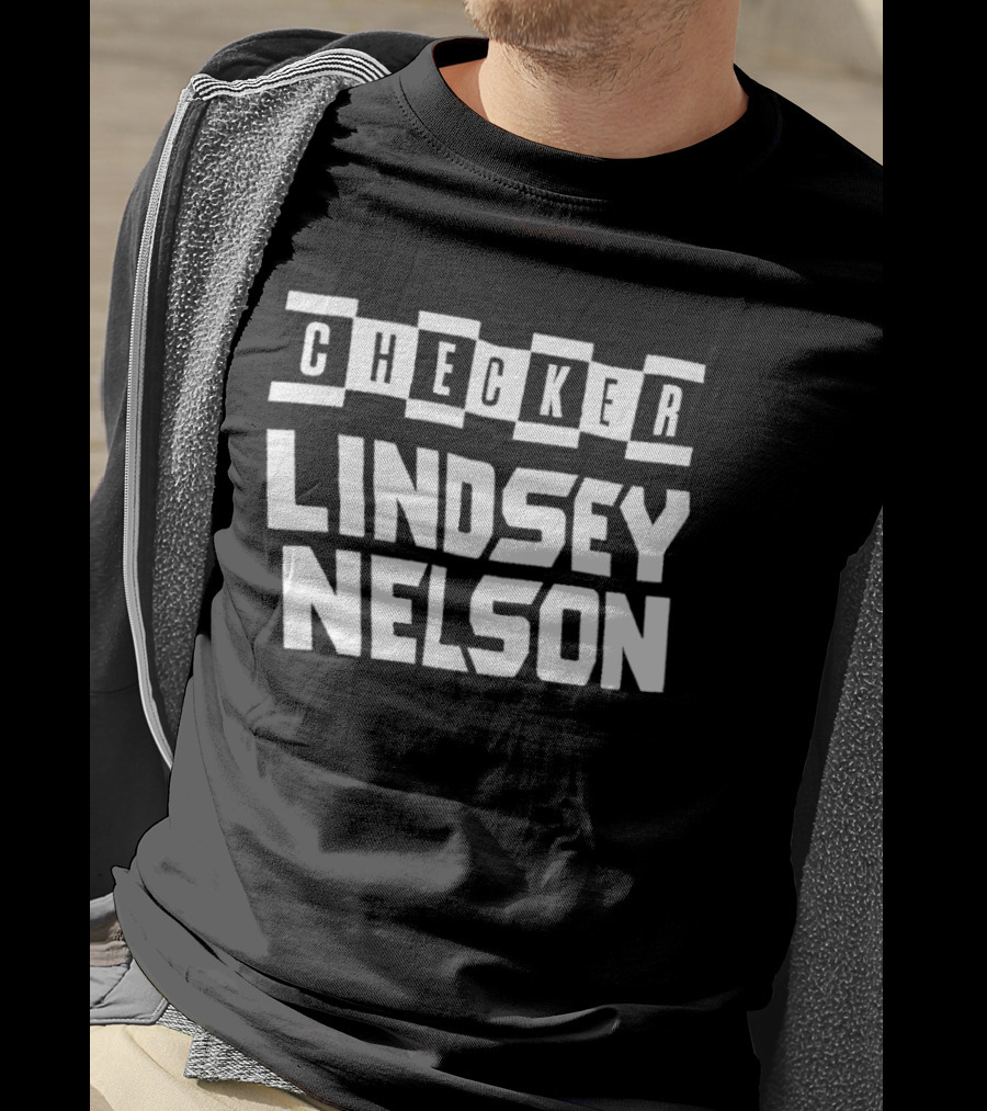 Lindsey Nelson Checker Tennessee Volunteers Baseball T-Shirt