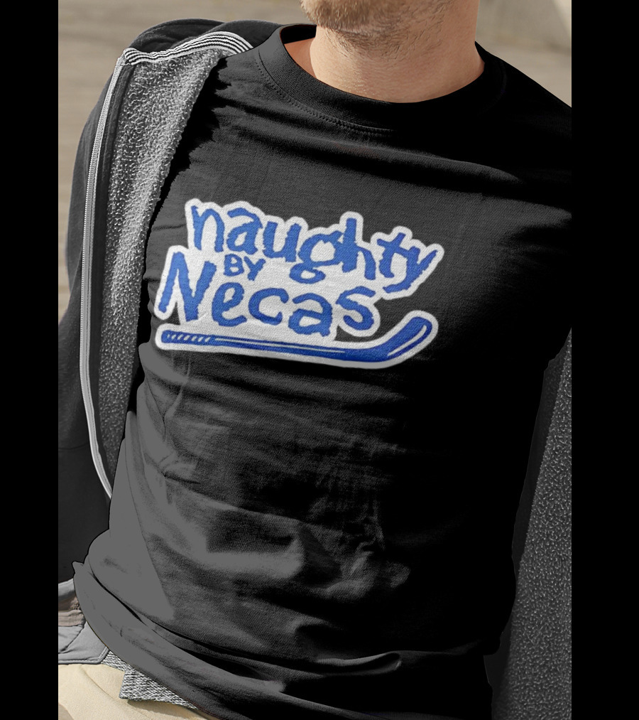 Martin Nečas Naughty By Necas Hockey T-Shirt