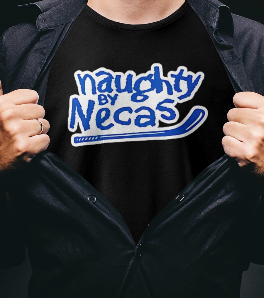 Martin Nečas Naughty By Necas Hockey T-Shirt