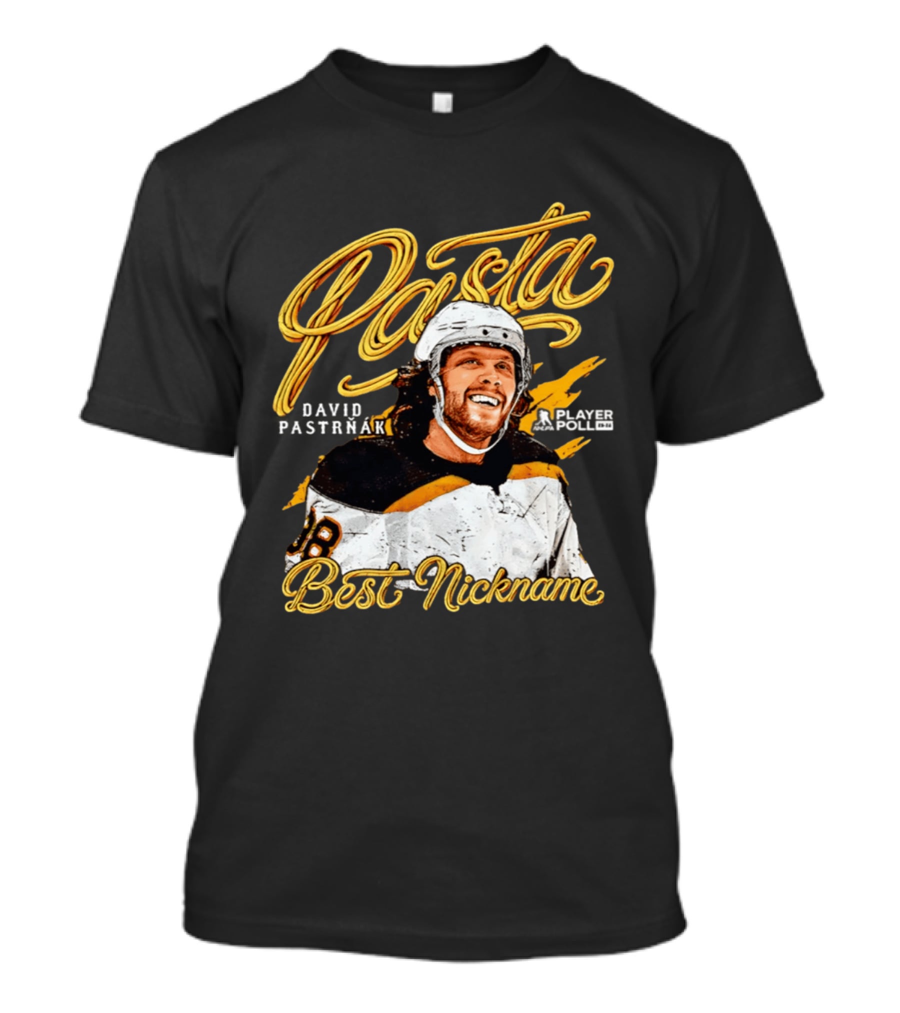 Pasta David Pastrnak Boston Best Nickname Player Profile T-Shirt