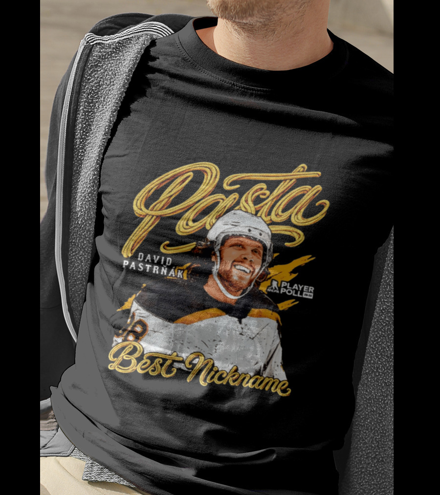 Pasta David Pastrnak Boston Best Nickname Player Profile T-Shirt