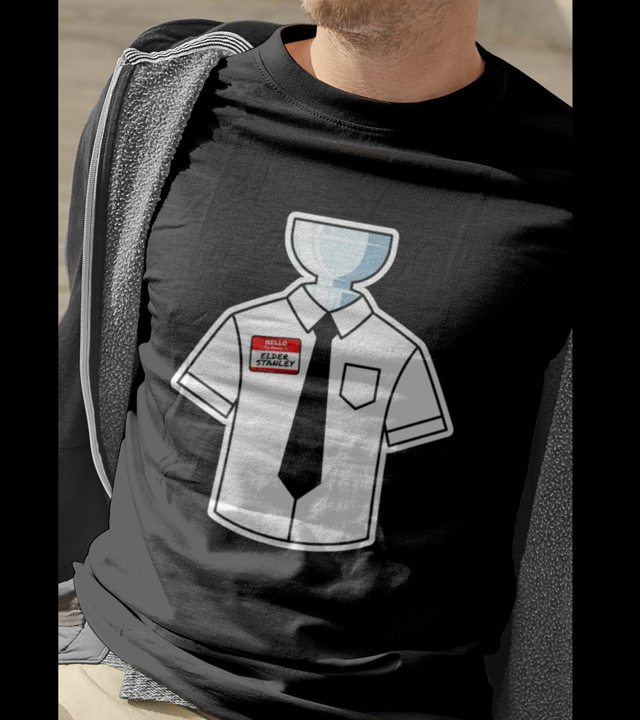 Elder Stanley Cup NHL 2026 Trophy Hello My Name Is Sticker T-Shirt