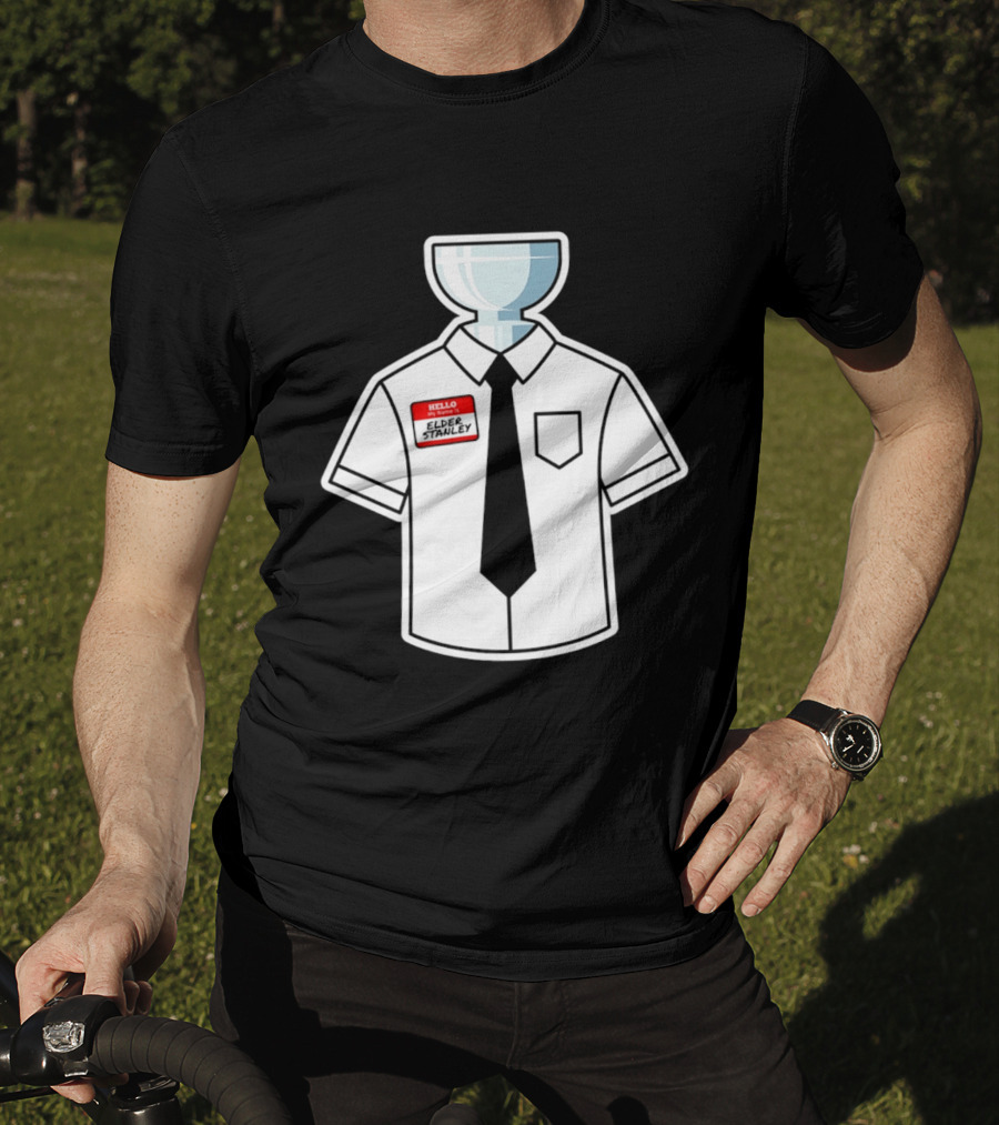 Elder Stanley Cup NHL 2026 Trophy Hello My Name Is Sticker T-Shirt