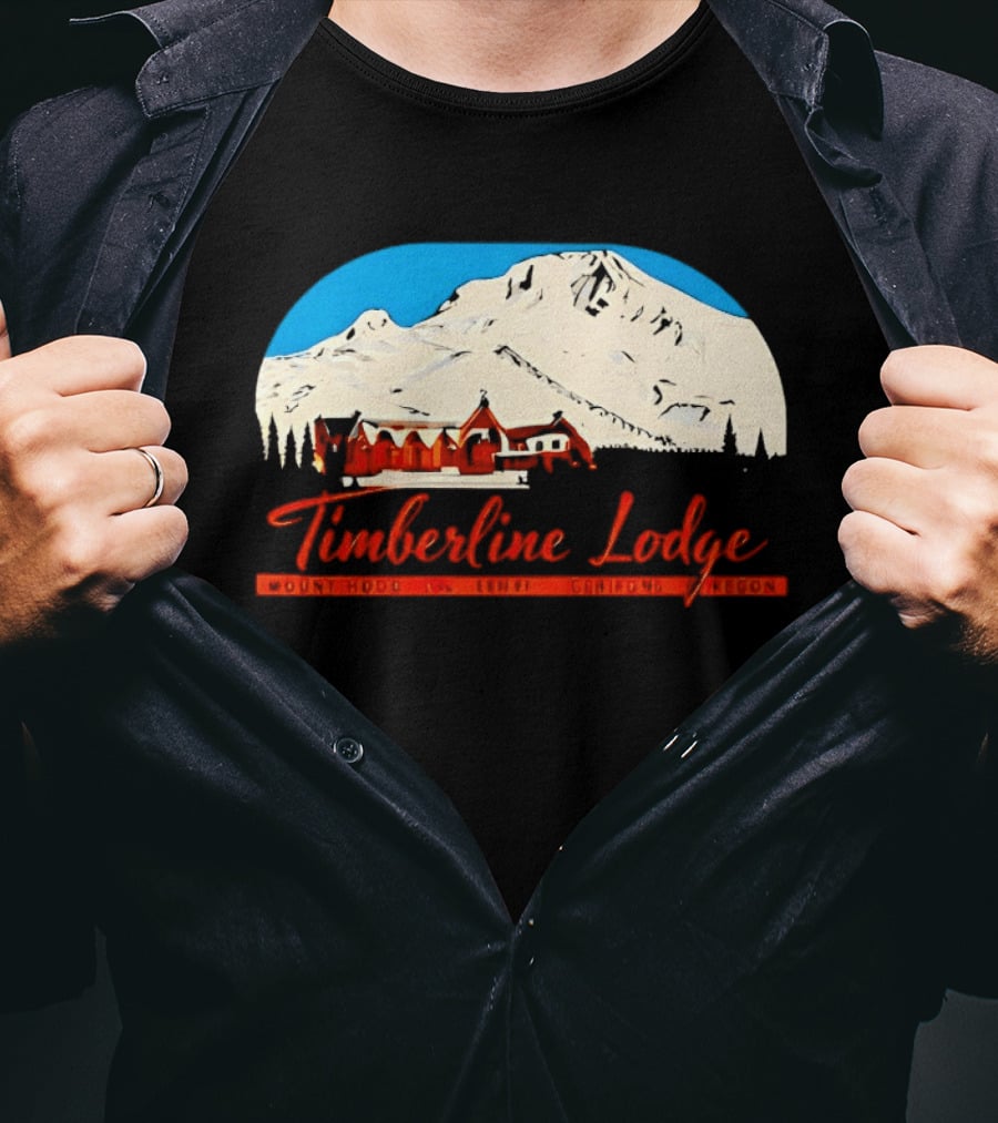 Timberline Lodge Mount Hood Ski Mountain Retreat Oregon T-Shirt