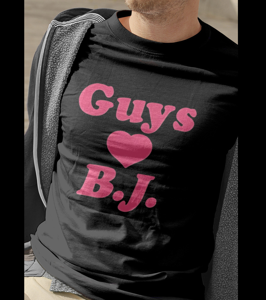 Guys Heart B.J. Pink T-Shirt