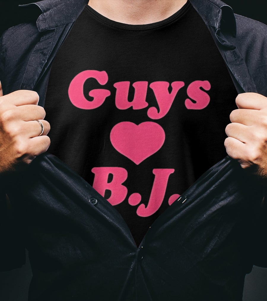Guys Heart B.J. Pink T-Shirt