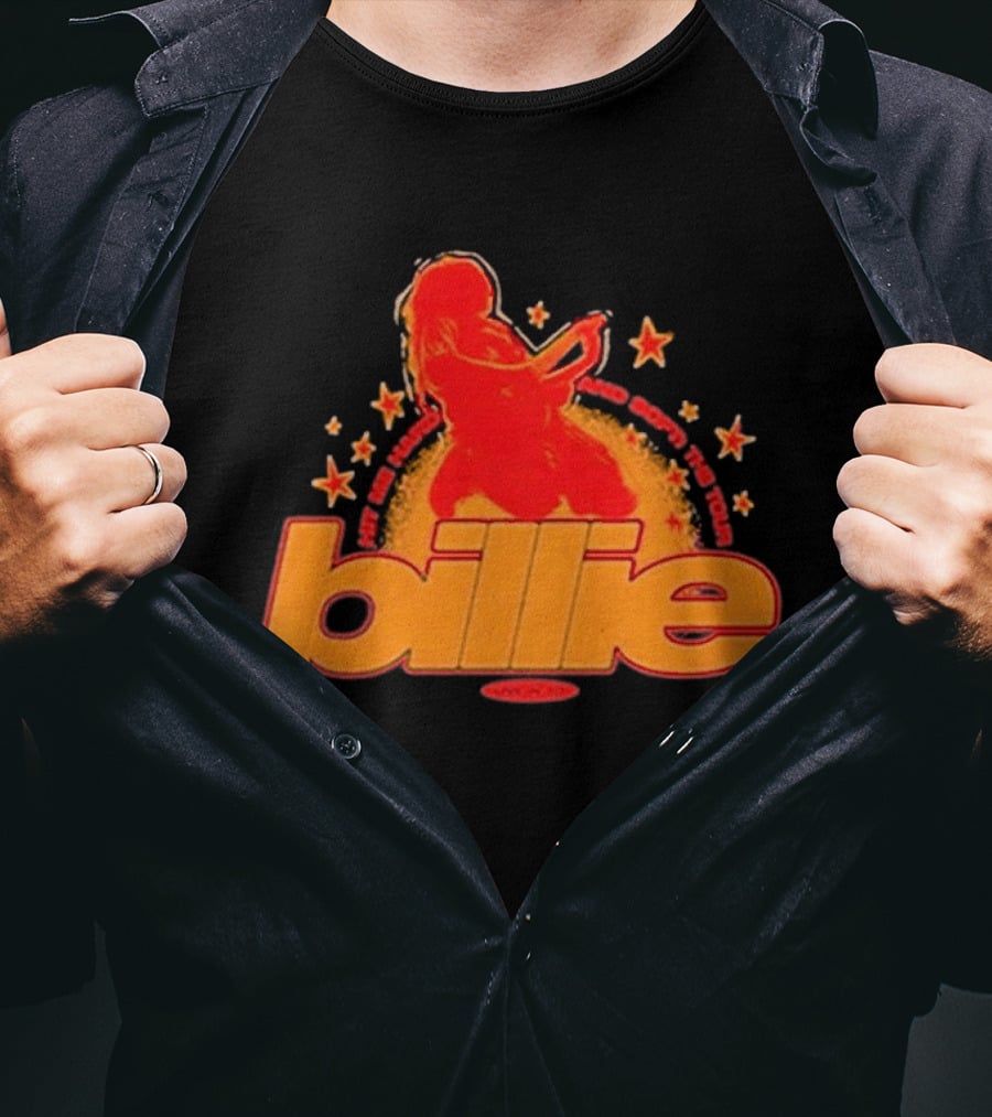 Billie Hit Me Hard And Soft The Tour Guitar Riff Ringer T-Shirt