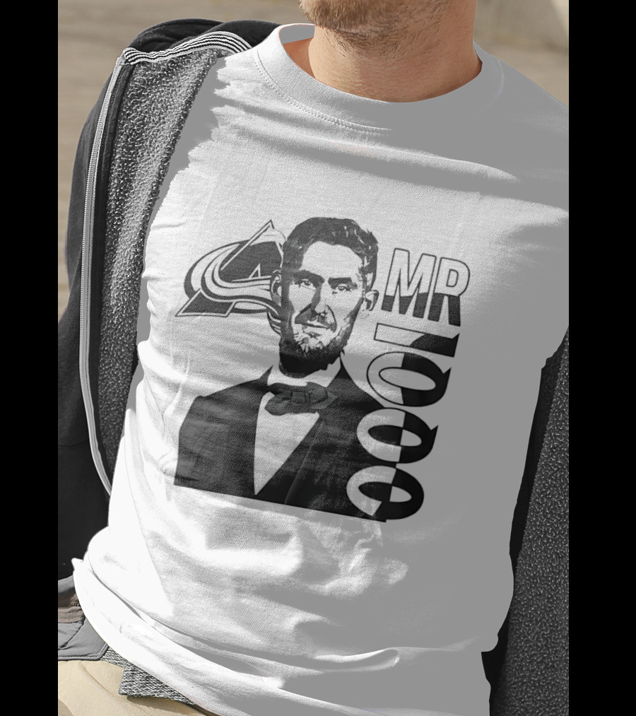 Brock Nelson Mr 1000 Colorado Avalanche Hockey T-Shirt